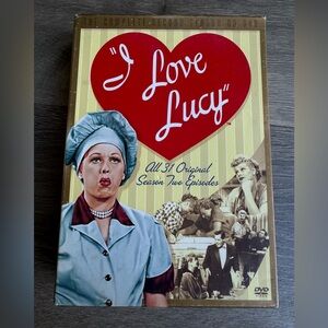 Season 2 of the I Love Lucy show. 31 episodes on 5 DVDs